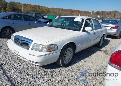 2008 Mercury Grand Marquis Ls из США, поврежденный, VIN 2MEFM75V28X650651
